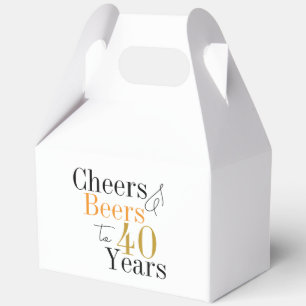 Ballotins À la santé et bières pour les 40 ans de fête d'ann