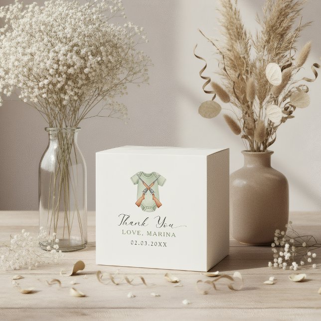 Ballotins A little hunter is on the way baby shower  (hunting favor box)