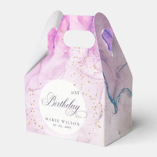 Ballotins Abstrait Pastel Purple Bleu Turquoise N'Importe Qu