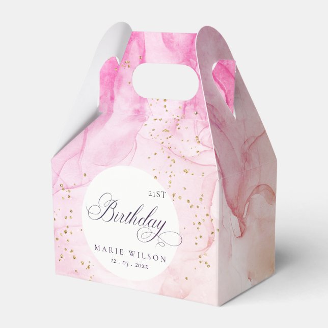 Ballotins Abstrait Pastel Rose violet N'importe quel âge Ann (Verso)