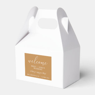 Ballotins Accueil personnalisé Terra Cotta moderne