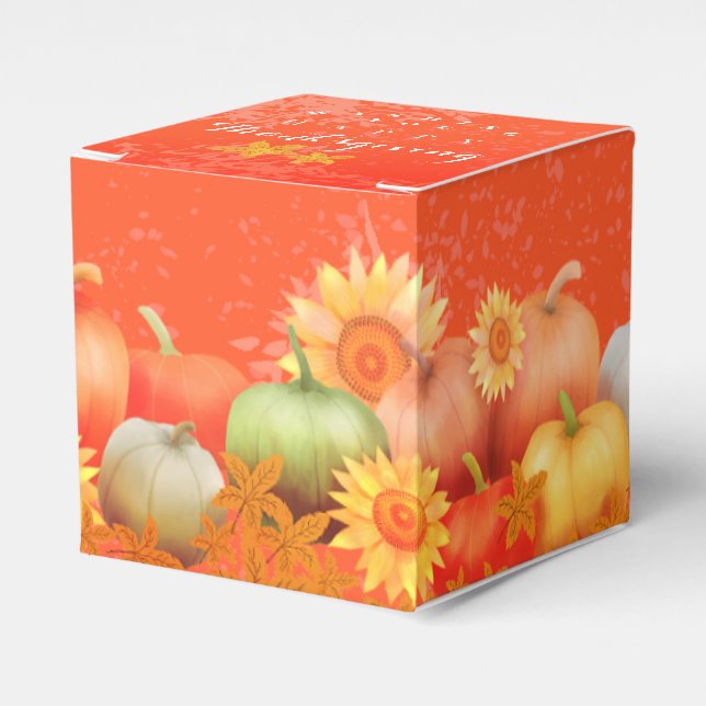 Ballotins Action de grâce d'automne Orange (Verso)