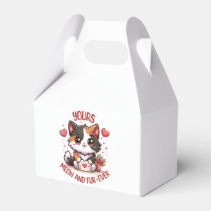 Ballotins Adorable Calico Chat Saint Valentin