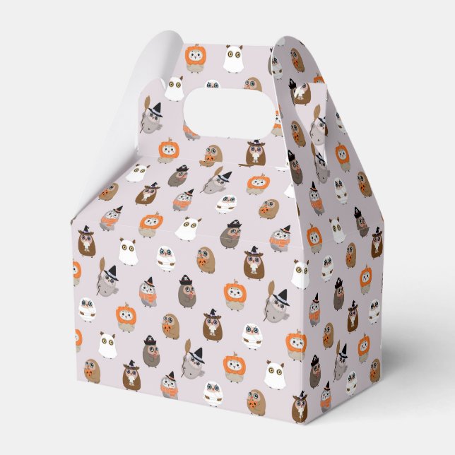 Ballotins Adorable Chouette d'Halloween Motif (Verso)