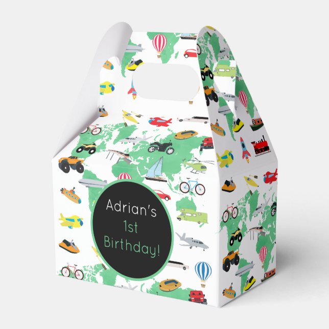 Ballotins Adventure Attend les véhicules de la carte mondial (Verso)