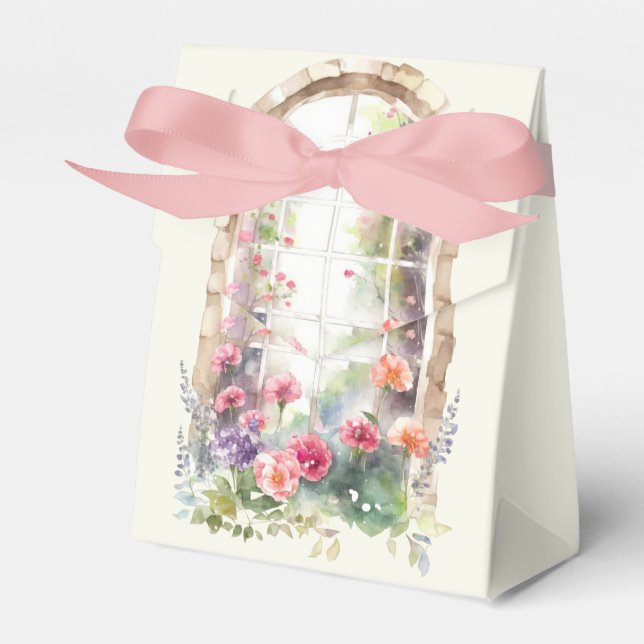 Ballotins Affichage floral de la fenêtre en arc (Verso)