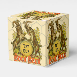 Ballotins Affiche de bière Bock vintage : Antique Goat Saloo