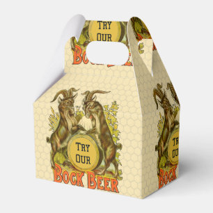 Ballotins Affiche de bière Bock vintage : Antique Goat Saloo