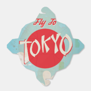 Ballotins Affiches de voyage à Tokyo, Japon vintage