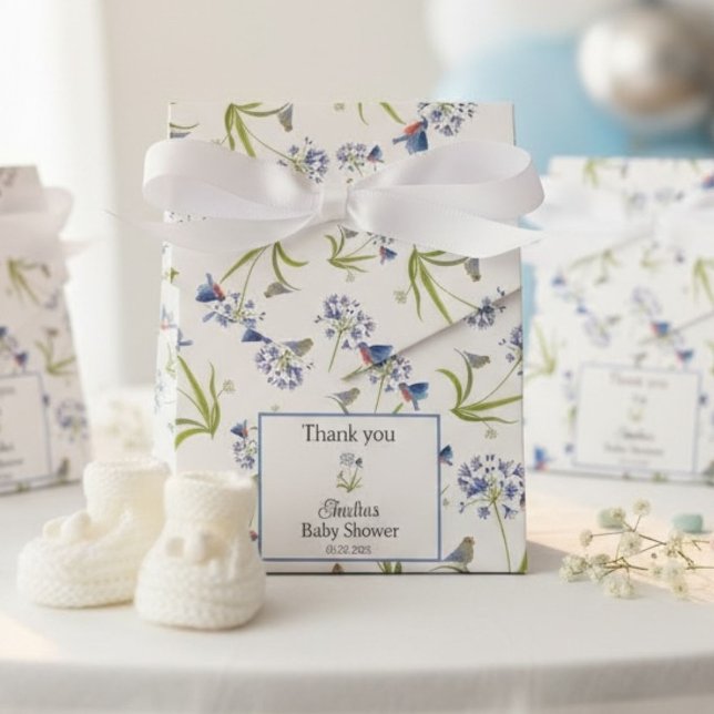 Ballotins African Lily with Bluebird Mother and Baby (Créateur téléchargé)