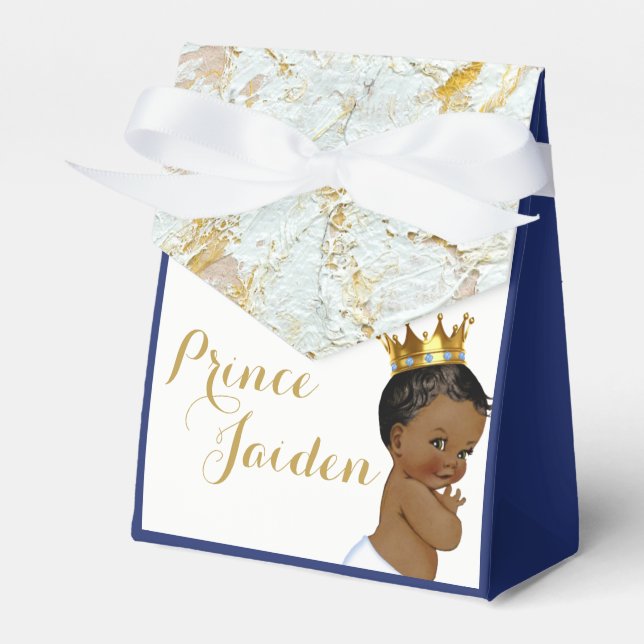 Ballotins African Prince Royal Blue|FANCY Baby shower Tente (Verso)