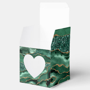 Ballotins Agate Green Gold Parties scintillant Geode Marbre 