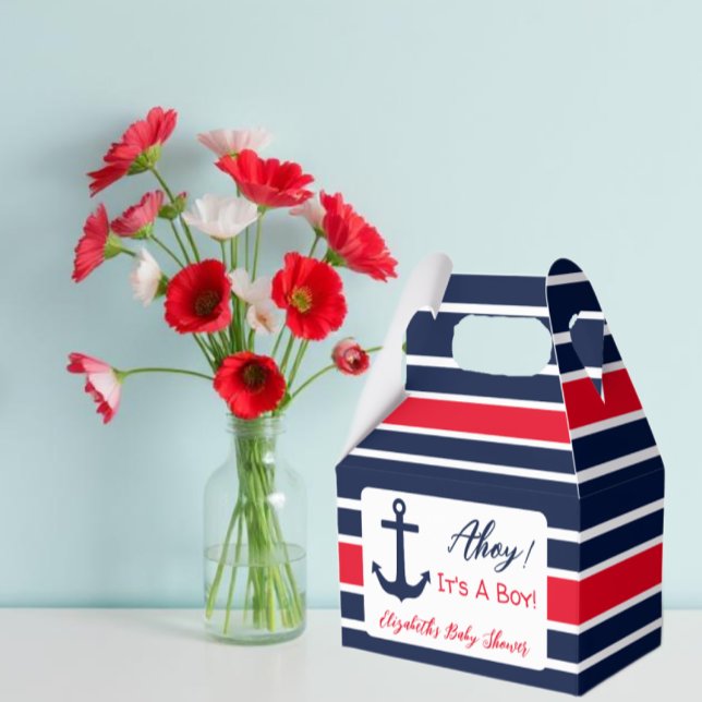 Ballotins Ahoy C'est un garçon ! Baby shower nautique (Créateur téléchargé)