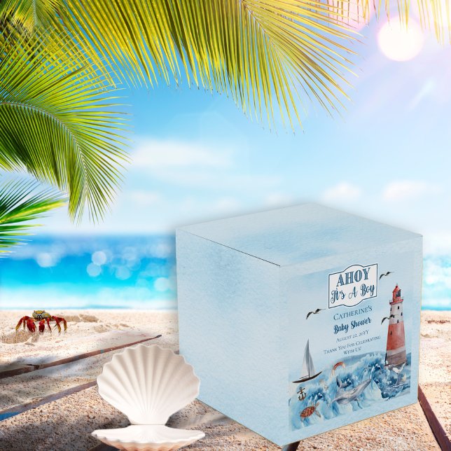 Ballotins Ahoy C'est un phare Baby shower Océan Boy (Créateur téléchargé)