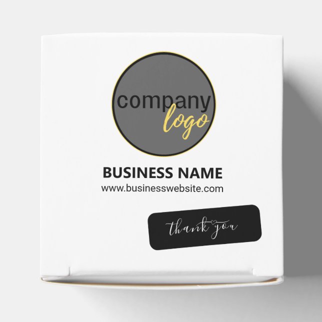 BALLOTINS AJOUTER PROPRE LOGO SIMPLE MERCI ENTREPRISE (Haut)