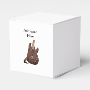 Ballotins Ajoutez votre nom texte guitare acoustique marron