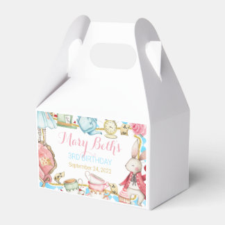 Ballotins Alice Adventure Wonderland Ballotin Gable Box