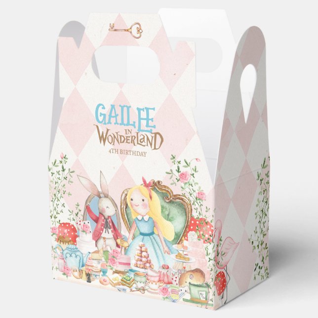 Ballotins Alice Aventures dans Woderland Anniversaire Tea Pa (Ouvert)