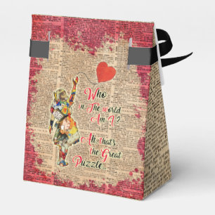 Ballotins Alice, citation vintage de collage de &Rabbit fou