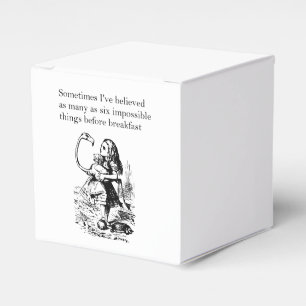 Ballotins Alice, Six Choses Impossible