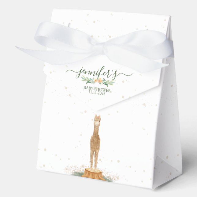 Ballotins Alpaca Baby Shower Kids Party Occassion (Recto)