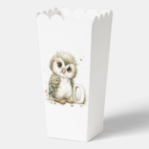 Ballotins Alphabet mignon Animaux Bébés Aquarelle Hibou