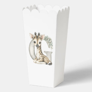 Ballotins Alphabet mignon girafe animaux bébé aquarelle