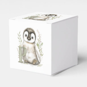 Ballotins Alphabet Pingouin Animaux Bébés Aquarelle Mignon