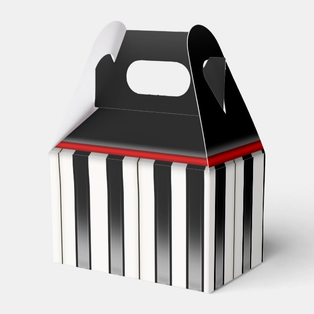 Ballotins Amateurs de musique mignonne boîte de faveur fête (Verso)