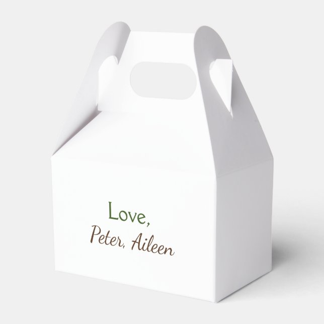 Ballotins amour ajouter un nom simple texte modifiable minim (Verso)