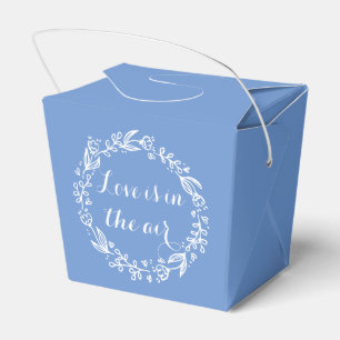 Ballotins Amour Floral Bleuet Couronne Fleurs Mariage