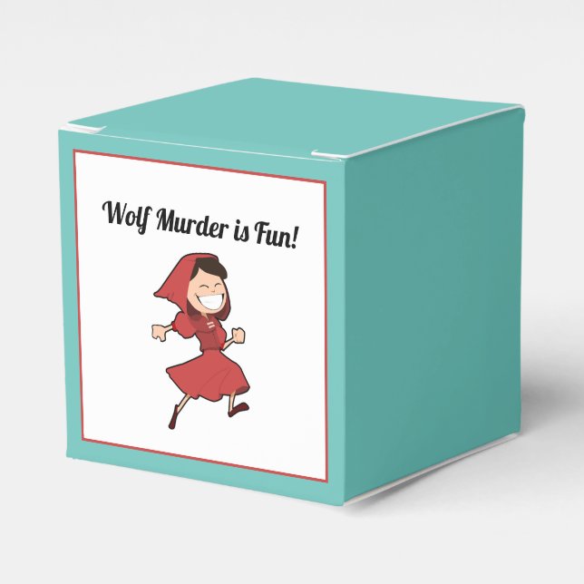 Ballotins Amusant conte fée foncé Petit chaperon rouge (Verso)