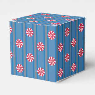 Ballotins Amusant et fantaisie Bleu Noël Peppermenthe Bonbon