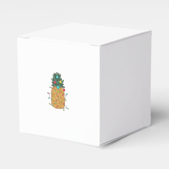 Ballotins Ananas de Noël tropical (Verso)