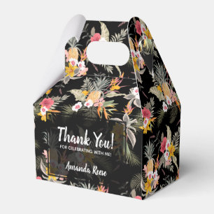 Ballotins Ananas Fleurs sur Pignon Noir