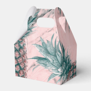 Ballotins Ananas & Marbre Rose Tourbillon Moderne Chic Tropi