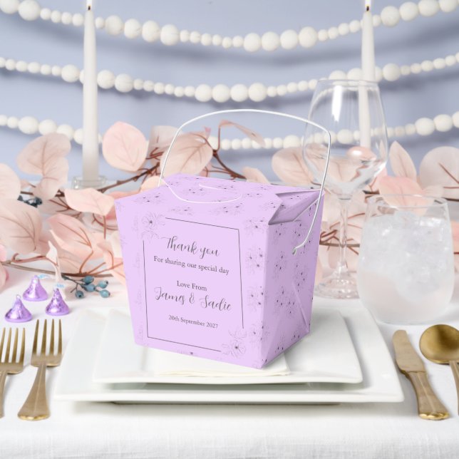 Ballotins *Anéone sur Lilac clair~ (Mariage)