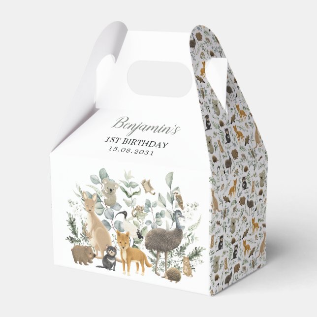 Ballotins Animaux australiens Verdure Eucalyptus Anniversair (Verso)