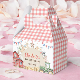 Ballotins Animaux de la ferme mignons pour 1er anniversaire