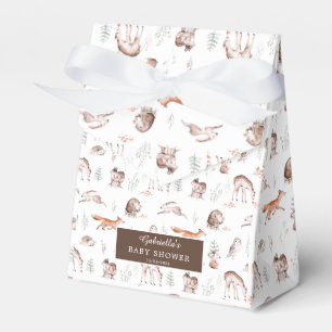 Ballotins Animaux forestiers rustiques Baby shower Favoriser