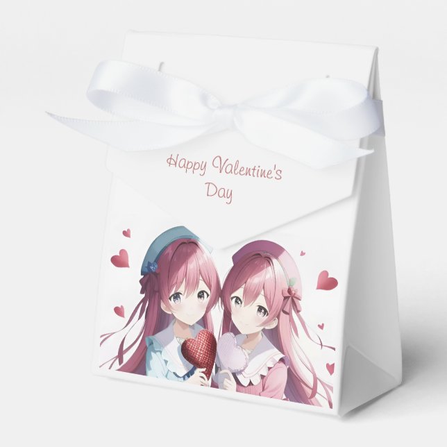 Ballotins Anime coeur Saint Valentin (Verso)
