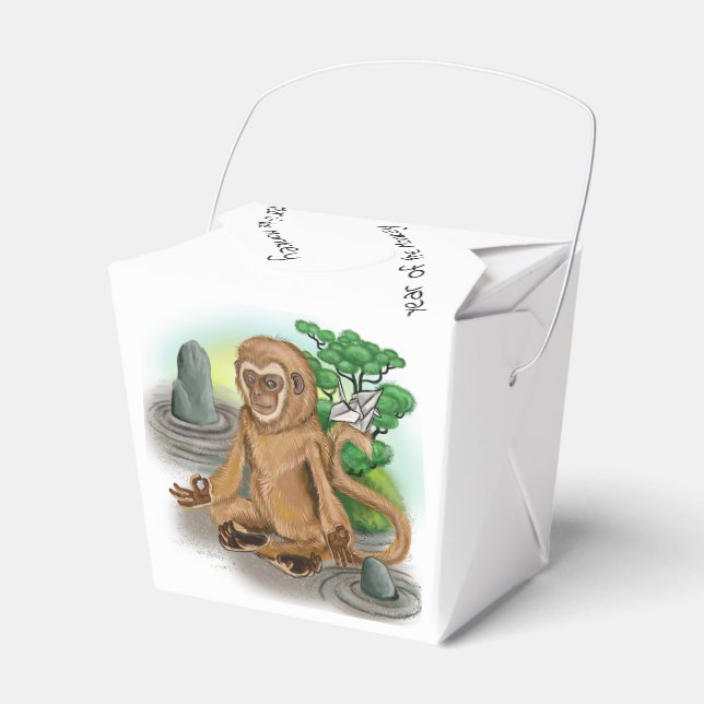 Ballotins Année chinoise du zodiaque du singe (Verso)