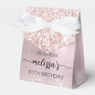 Ballotins Anniversaire Blush Rose Gold Parties scintillant N