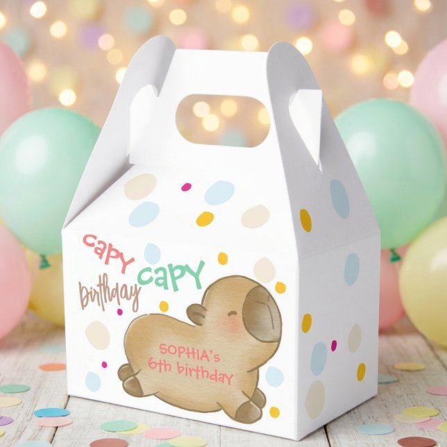 Ballotins Anniversaire de capybara Capy (Créateur téléchargé)