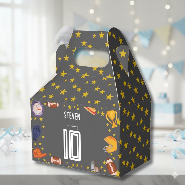 Ballotins Anniversaire de enfant de football américain (Créateur téléchargé)