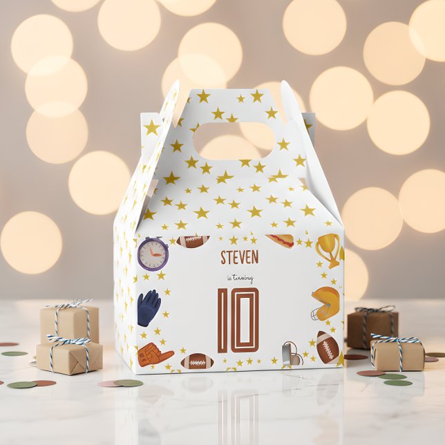 Ballotins Anniversaire de enfant de football américain (Créateur téléchargé)