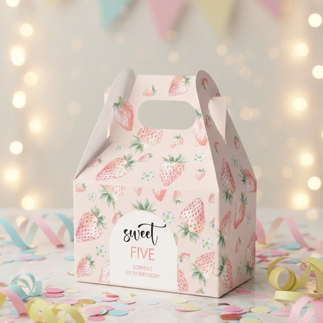 Ballotins Anniversaire de enfant de fraise sucrée (Créateur téléchargé)