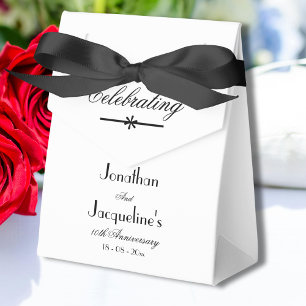 Ballotins Anniversaire de mariage classique élégant Personna
