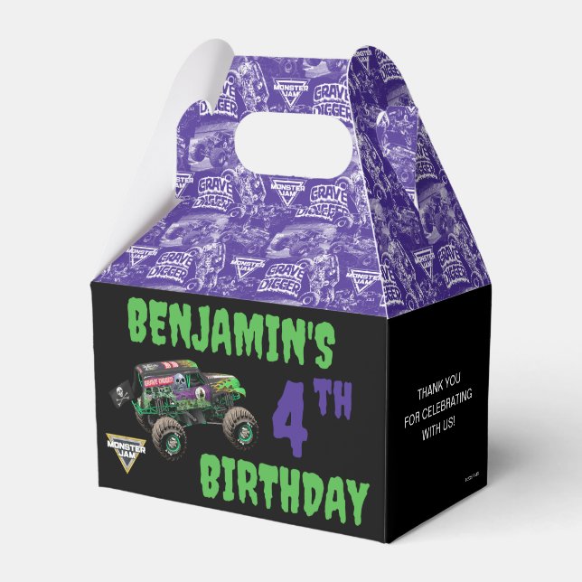 Ballotins Anniversaire de Monster Jam Grave Digger (Verso)