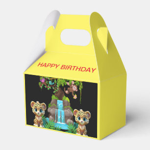 BALLOTINS ANNIVERSAIRE DE WILD CUTE JAGUAR